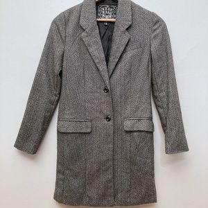 Long, tweed style, blazer jacket- Last Kiss